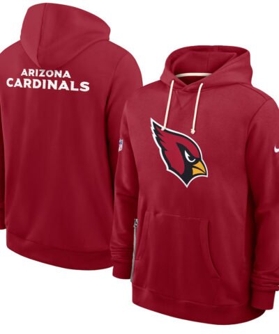 Arizona Cardinals Nike Cardinal Sideline Standard Issue Initial Home Dri-FIT Hoodie