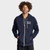 Men's Nike Navy New England Patriots Sideline Standard Issue Utility Player Dri-FIT Full-Zip Hoodie
