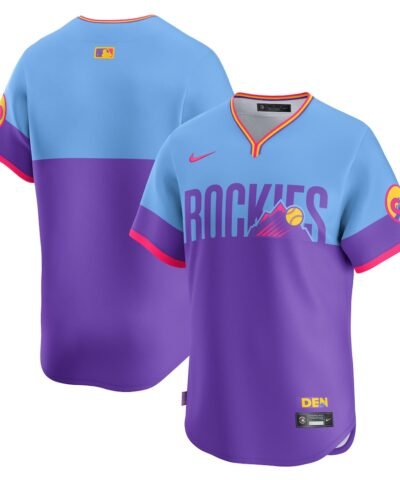 Men's Colorado Rockies Nike Purple 2025 City Connect Elite Jersey
