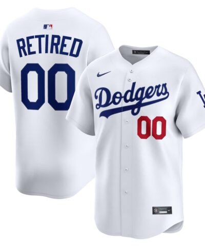 Los Angeles Dodgers Nike Home Limited Pick-A-Player Retired Roster Jersey - White